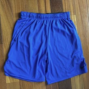 Nike men’s Medium blue dri-fit shorts